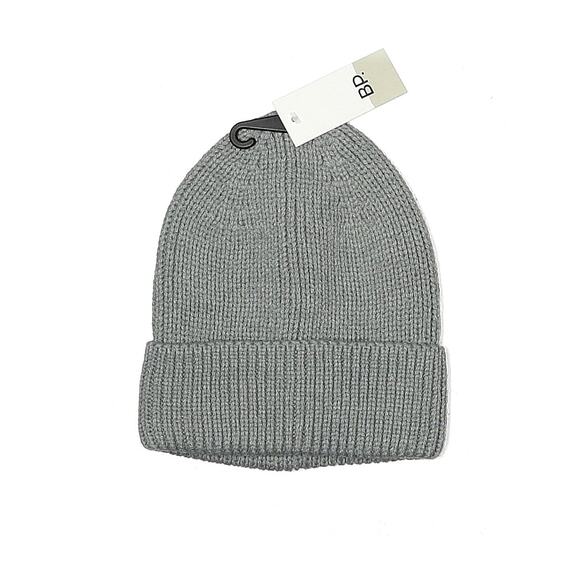 BP. Nordstrom Women Grey Cable Knit Cuff Casual Warm Beanie Hat One Size - Picture 1 of 2